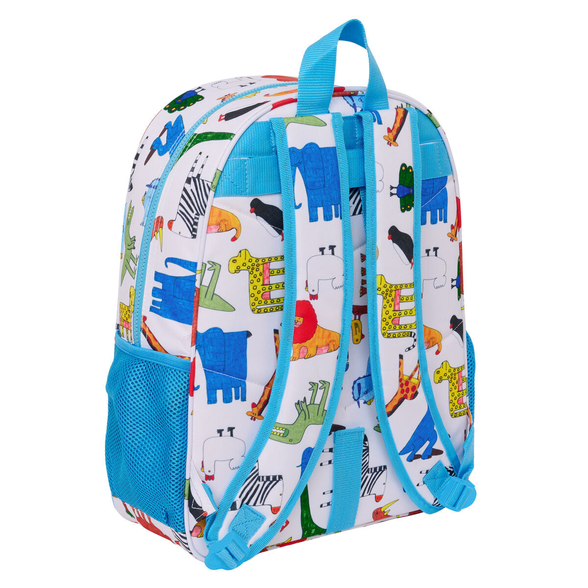 Ghiozdan Algo de Jaime Alb 33 x 42 x 14 cm - Birou și papetărie, Material școlar și educațional