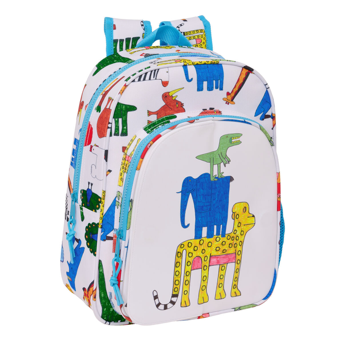 Ghiozdan Algo de Jaime Alb 26 x 34 x 11 cm - Birou și papetărie, Material școlar și educațional