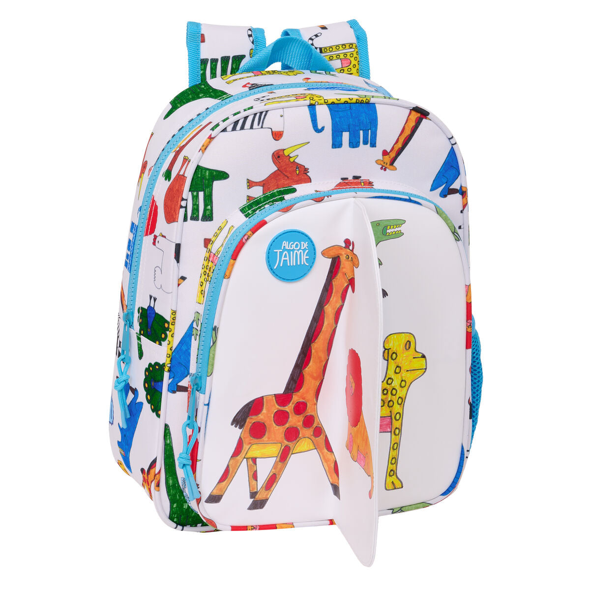 Ghiozdan Algo de Jaime Alb 26 x 34 x 11 cm - Birou și papetărie, Material școlar și educațional
