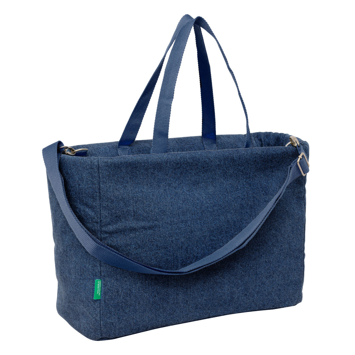 Geantă Benetton Denim Albastru 40 x 31 x 17 cm - Bagaje, Genți de mână