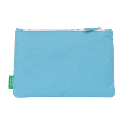 Penar Școlar Benetton Spring Albastru celest 23 x 16 x 3 cm - Birou și papetărie, Material școlar și educațional