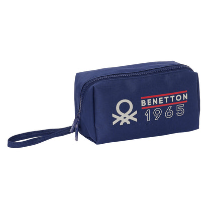 Penar Școlar Benetton Varsity Gri Bleumarin 22 x 10 x 10 cm - Birou și papetărie, Material școlar și educațional