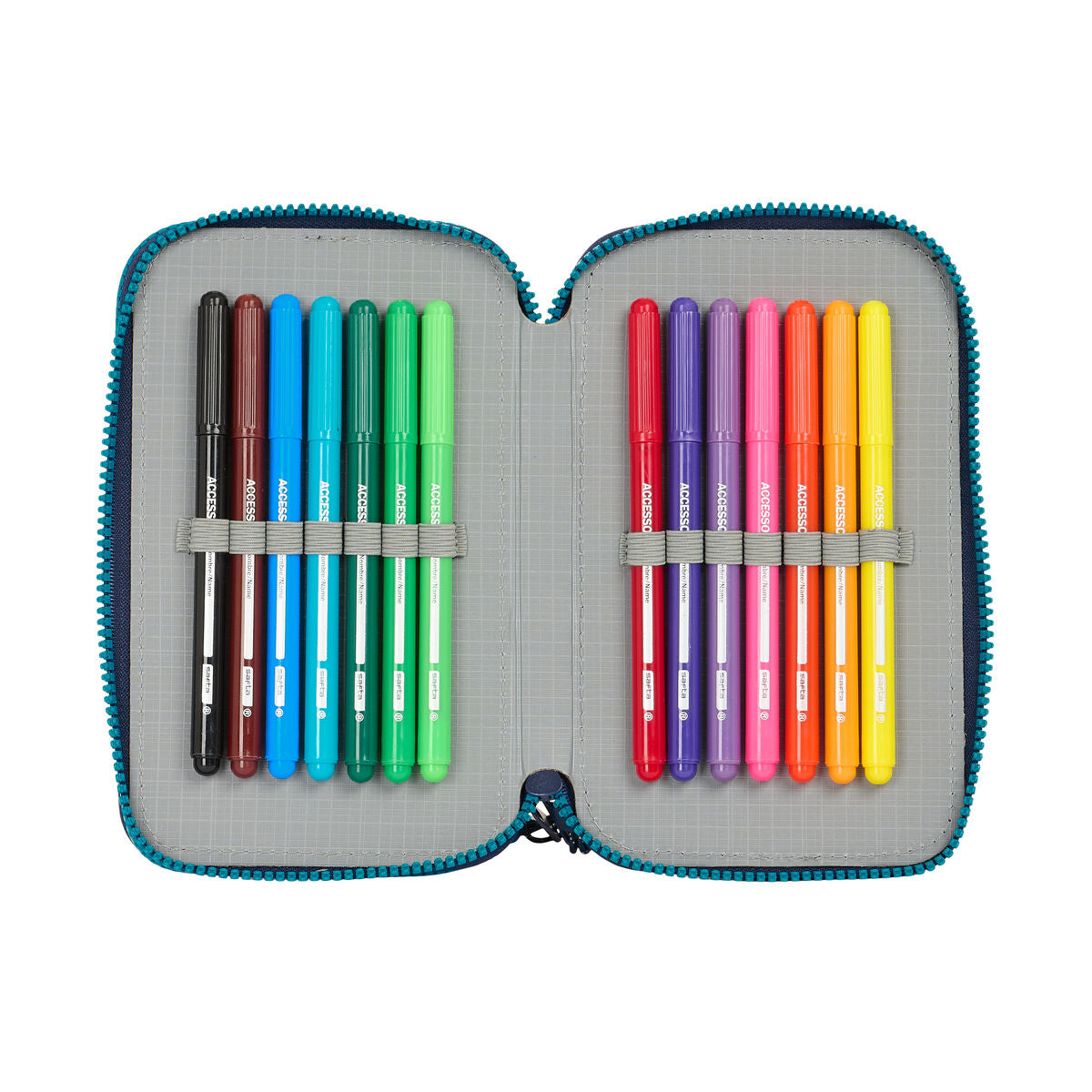 Creion dublu Munich Nautic Bleumarin 12.5 x 19.5 x 4 cm 28 Piese - Birou și papetărie, Material școlar și educațional