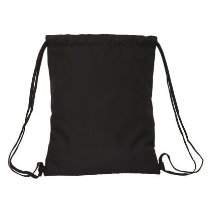 Geantă Rucsac cu Bretele Kappa Black Negru 35 x 40 x 1 cm - Birou și papetărie, Material școlar și educațional