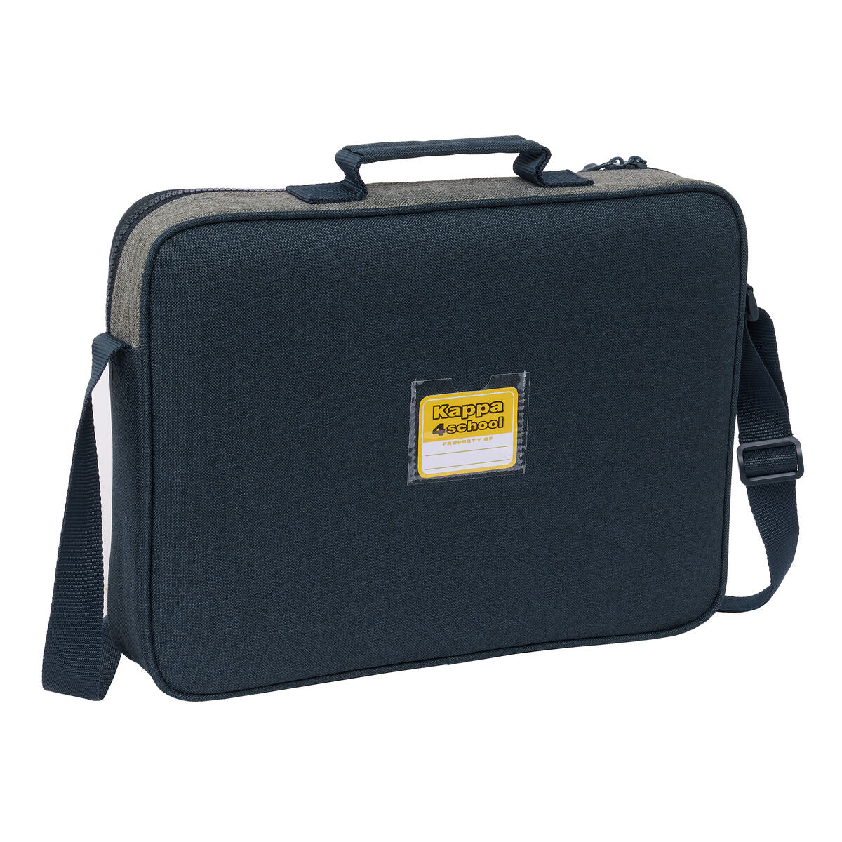 ghiozdan de școală Kappa Dark navy Gri Bleumarin 38 x 28 x 6 cm - Birou și papetărie, Material școlar și educațional