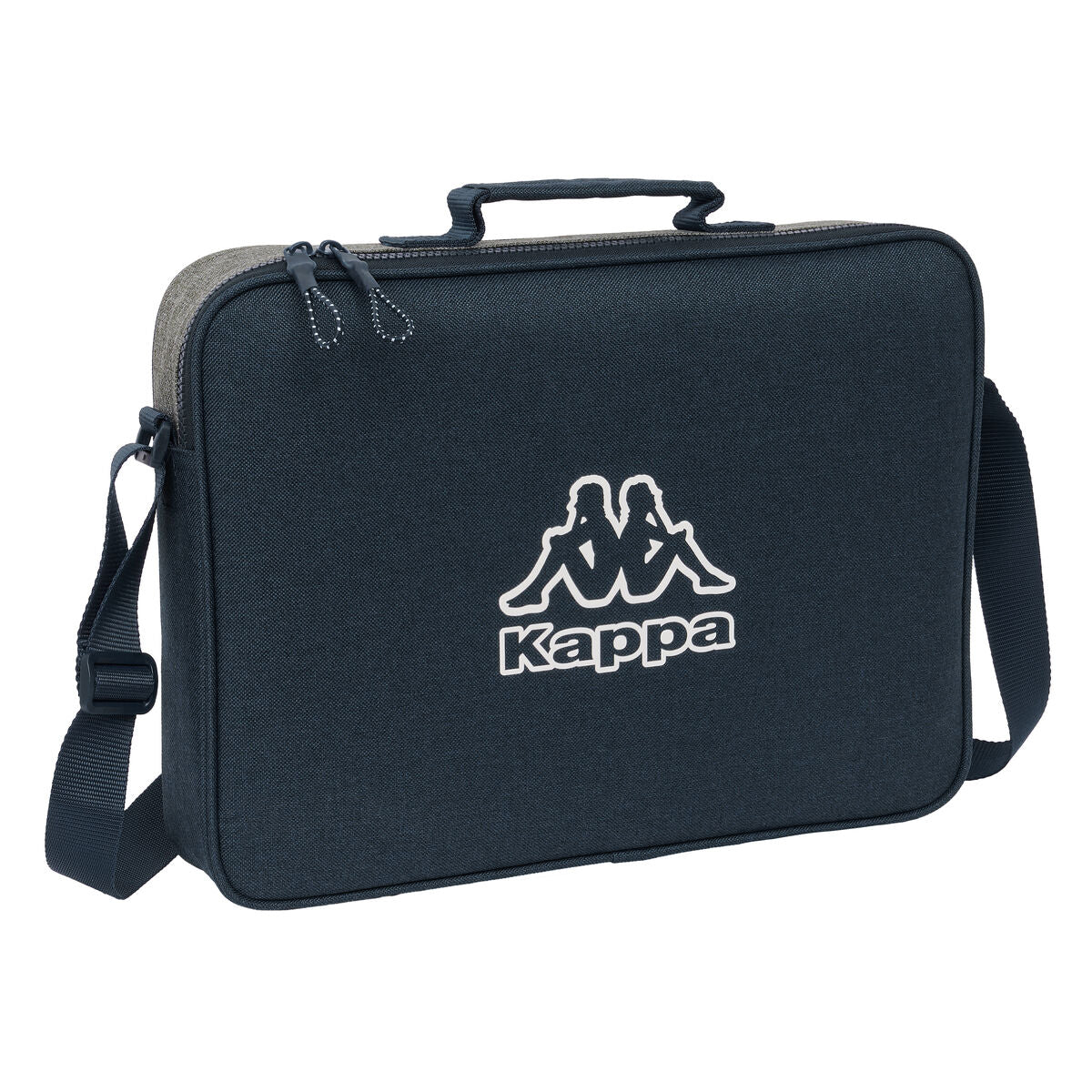 ghiozdan de școală Kappa Dark navy Gri Bleumarin 38 x 28 x 6 cm - Birou și papetărie, Material școlar și educațional