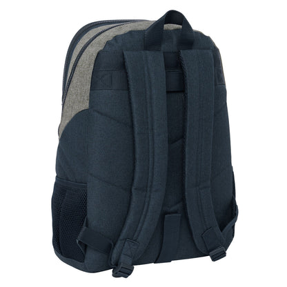 Ghiozdan Kappa Dark navy Gri Bleumarin 32 x 44 x 16 cm - Birou și papetărie, Material școlar și educațional