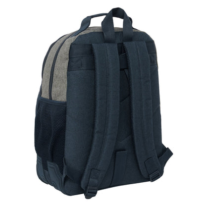 Ghiozdan Kappa Dark navy Gri Bleumarin 32 x 42 x 15 cm - Birou și papetărie, Material școlar și educațional