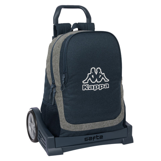 Ghiozdan cu Roți Kappa Dark navy Gri Bleumarin 32 x 44 x 16 cm - Birou și papetărie, Material școlar și educațional