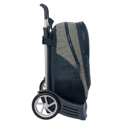 Ghiozdan cu Roți Kappa Dark navy Gri Bleumarin 32 x 44 x 16 cm - Birou și papetărie, Material școlar și educațional