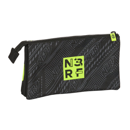Penar triplu Nerf Get ready Negru 22 x 12 x 3 cm - Birou și papetărie, Material școlar și educațional