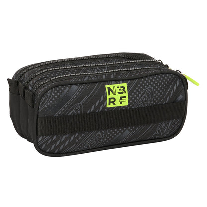 Penar triplu Nerf Get ready Negru 21,5 x 10 x 8 cm - Birou și papetărie, Material școlar și educațional