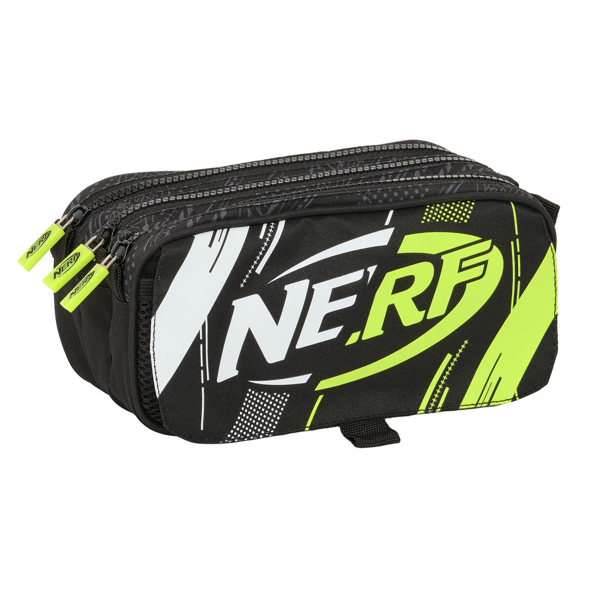 Penar triplu Nerf Get ready Negru 21,5 x 10 x 8 cm - Birou și papetărie, Material școlar și educațional