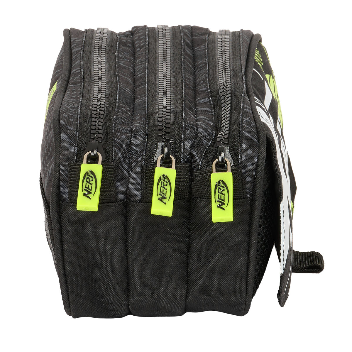 Penar triplu Nerf Get ready Negru 21,5 x 10 x 8 cm - Birou și papetărie, Material școlar și educațional