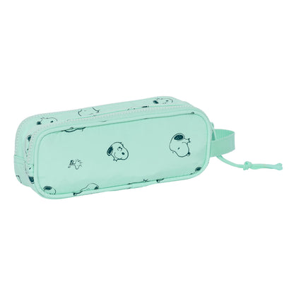 Penar dublu Snoopy Groovy Verde 21 x 8 x 6 cm - Birou și papetărie, Material școlar și educațional
