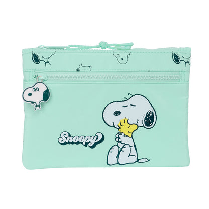 Penar Școlar Snoopy Groovy Verde 23 x 16 x 3 cm - Birou și papetărie, Material școlar și educațional
