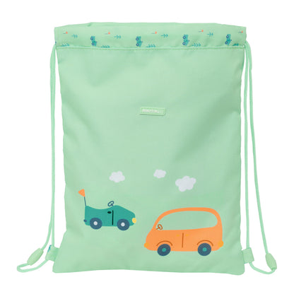 Geantă Rucsac cu Bretele Safta Coches Verde 26 x 34 x 1 cm - Birou și papetărie, Material școlar și educațional