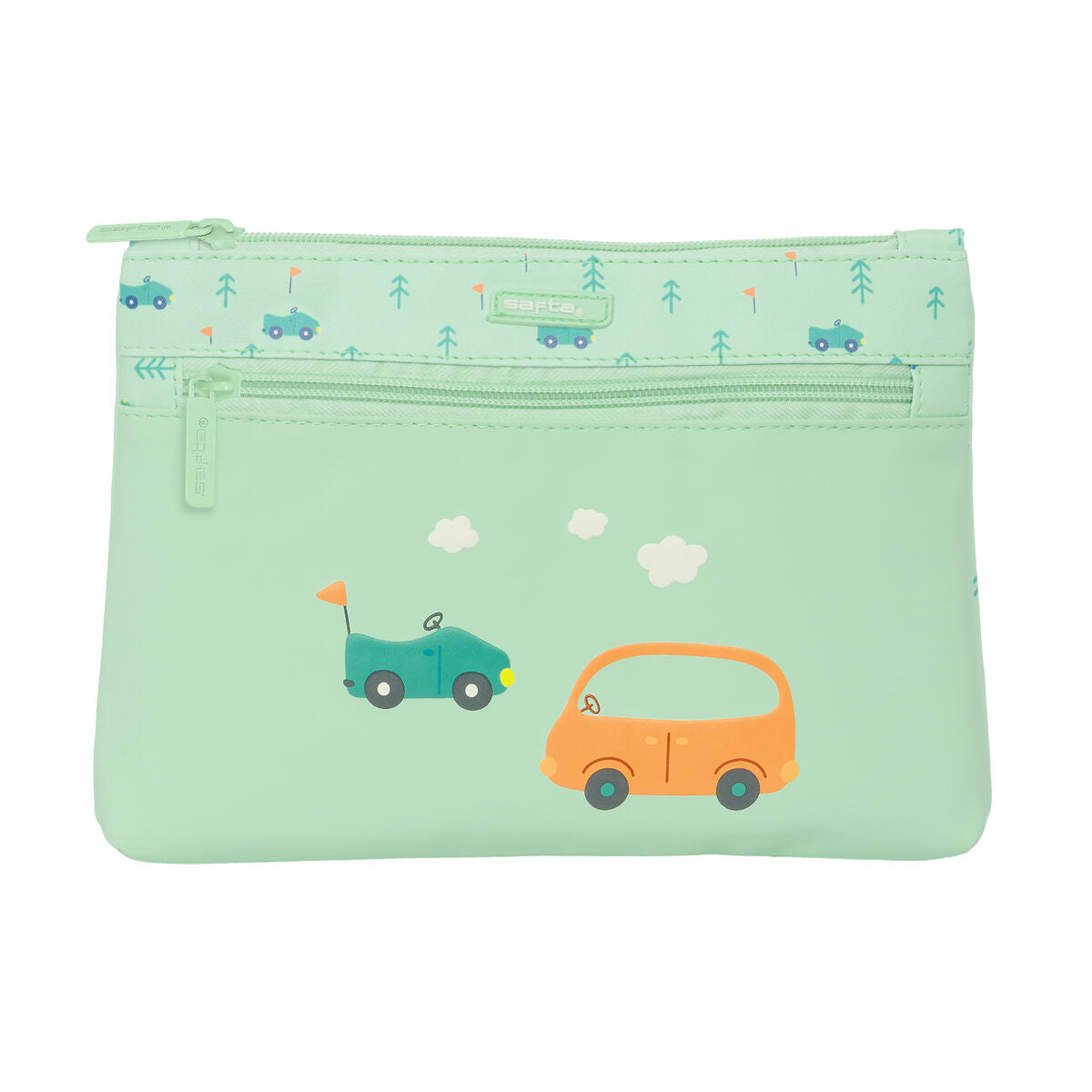 Penar Școlar Safta Coches Mașină Verde 23 x 16 x 3 cm - Birou și papetărie, Material școlar și educațional