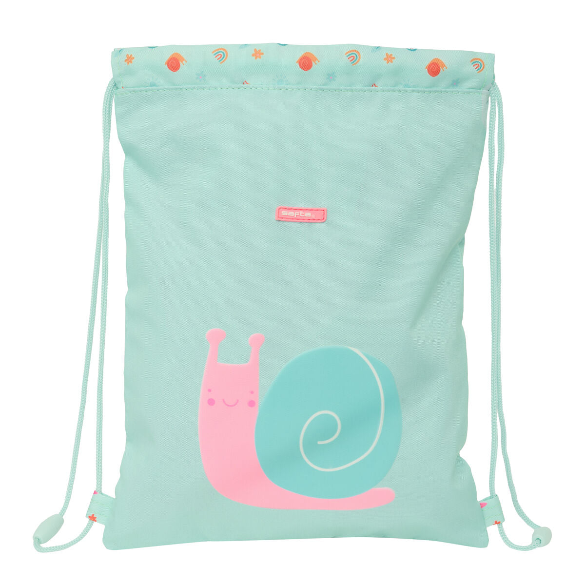 Geantă Rucsac cu Bretele Safta Caracol Turquoise 26 x 34 x 1 cm - Birou și papetărie, Material școlar și educațional