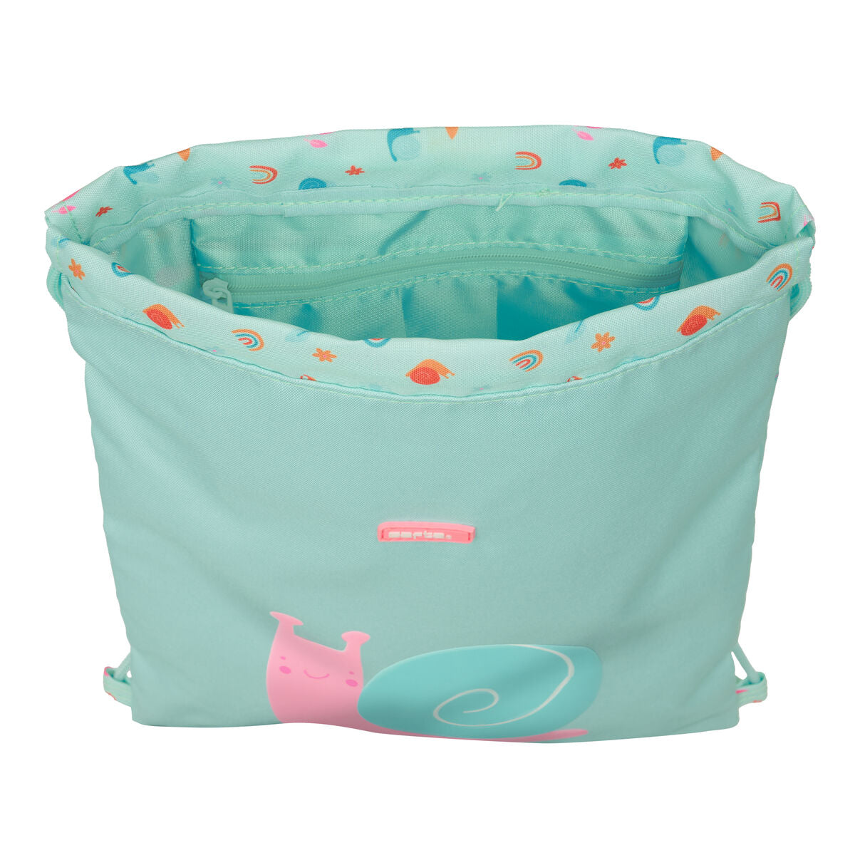 Geantă Rucsac cu Bretele Safta Caracol Turquoise 26 x 34 x 1 cm - Birou și papetărie, Material școlar și educațional