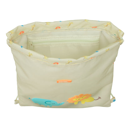 Geantă Rucsac cu Bretele Safta Selva Alb 26 x 34 x 1 cm - Birou și papetărie, Material școlar și educațional