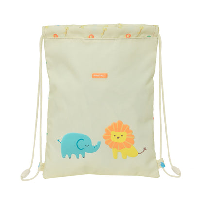 Geantă Rucsac cu Bretele Safta Selva Alb 26 x 34 x 1 cm - Birou și papetărie, Material școlar și educațional