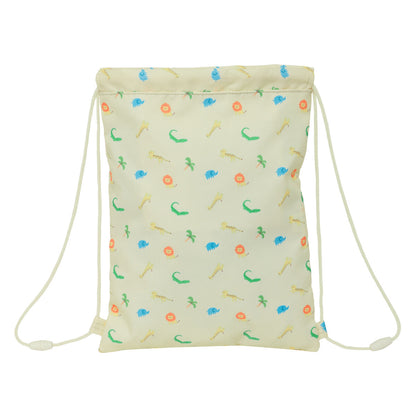 Geantă Rucsac cu Bretele Safta Selva Alb 26 x 34 x 1 cm - Birou și papetărie, Material școlar și educațional