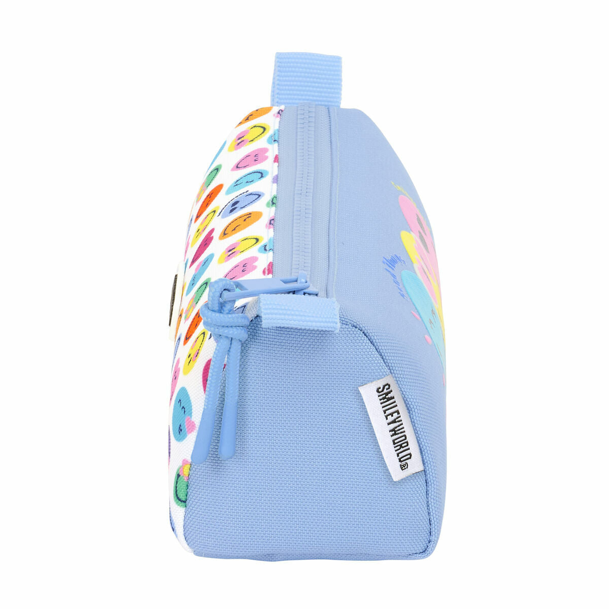 Geantă Universală Smiley Joyful Multicolor Albastru deschis 21 x 8 x 7 cm - Birou și papetărie, Material școlar și educațional