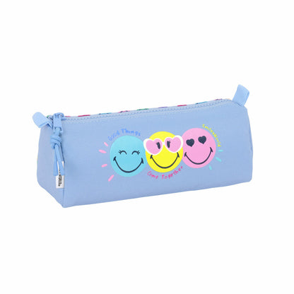 Geantă Universală Smiley Joyful Multicolor Albastru deschis 21 x 8 x 7 cm - Birou și papetărie, Material școlar și educațional