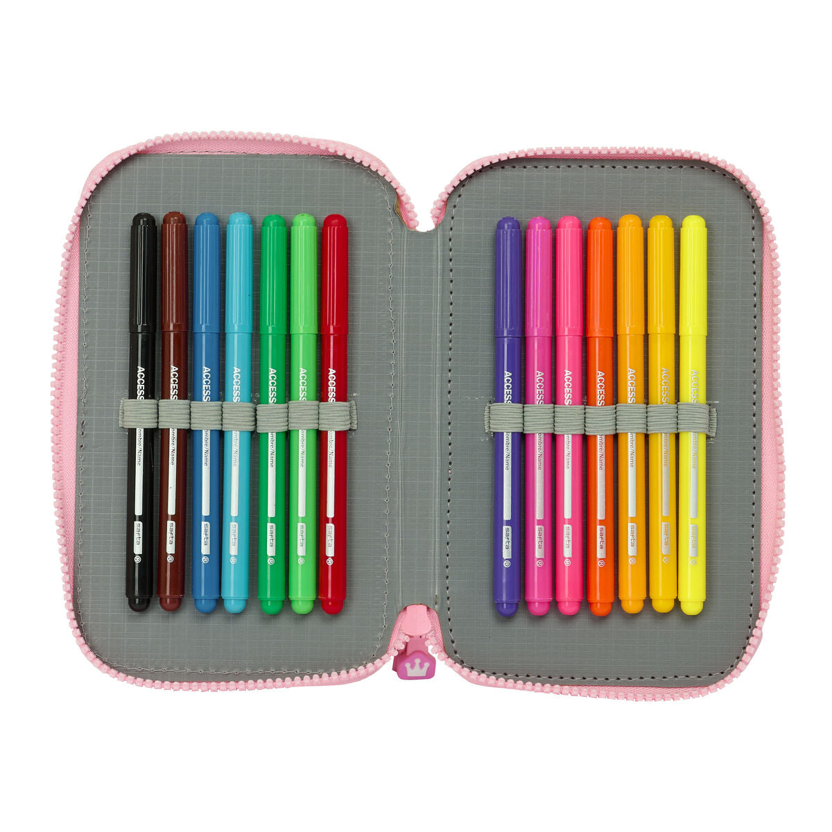 Creion dublu Glow Lab Sweet home Roz 12.5 x 19.5 x 4 cm (28 Piese) - Birou și papetărie, Material școlar și educațional