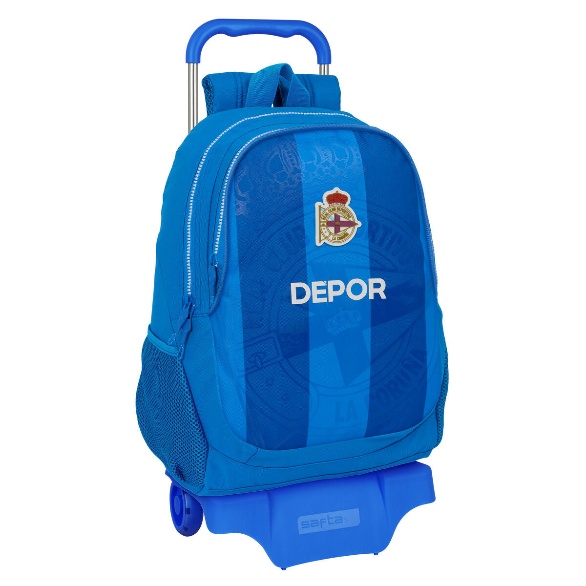 Ghiozdan cu Roți R. C. Deportivo de La Coruña Albastru 32 x 44 x 16 cm - Birou și papetărie, Material școlar și educațional