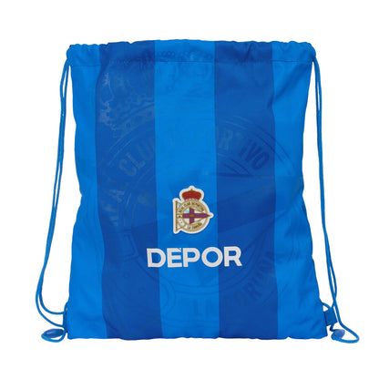 Geantă Rucsac cu Bretele R. C. Deportivo de La Coruña Albastru 35 x 40 x 1 cm - Birou și papetărie, Material școlar și educațional