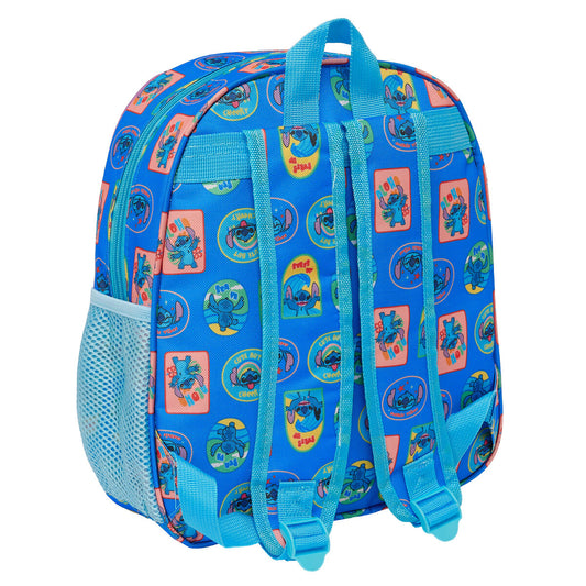 Ghiozdan Stitch Albastru 27 x 33 x 10 cm - Birou și papetărie, Material școlar și educațional