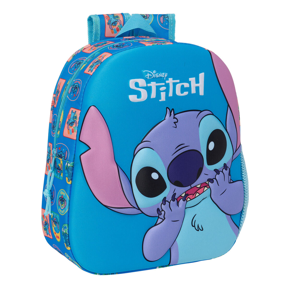 Ghiozdan Stitch Albastru 27 x 33 x 10 cm - Birou și papetărie, Material școlar și educațional
