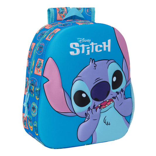 Ghiozdan Stitch Albastru 27 x 33 x 10 cm - Birou și papetărie, Material școlar și educațional