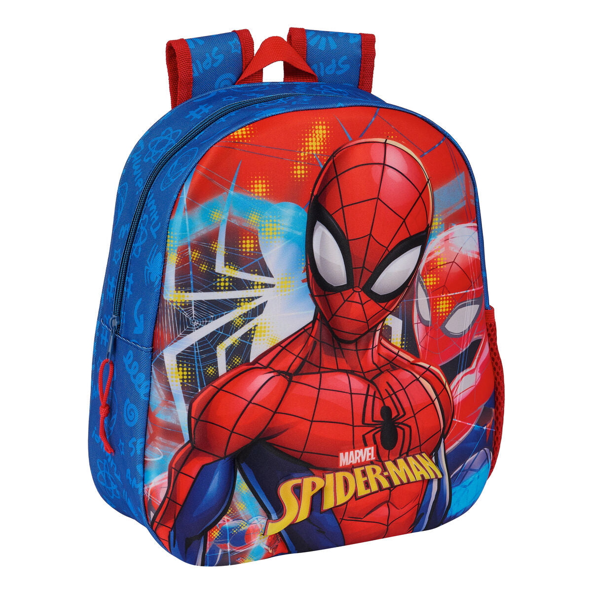 Ghiozdan 3D Spider-Man Roșu Bleumarin 27 x 33 x 10 cm - Birou și papetărie, Material școlar și educațional