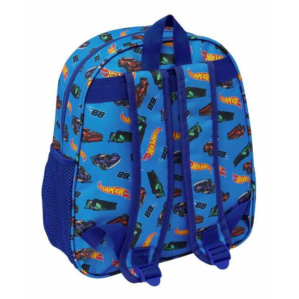 Rucsac pentru Copii 3D Hot Wheels Albastru 27 x 33 x 10 cm 3D - Birou și papetărie, Material școlar și educațional
