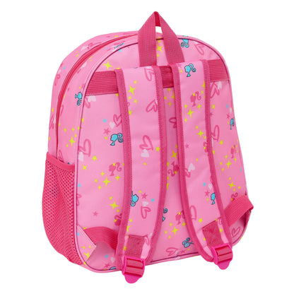 Ghiozdan 3D Barbie Roz Fucsia 27 x 33 x 10 cm - Birou și papetărie, Material școlar și educațional