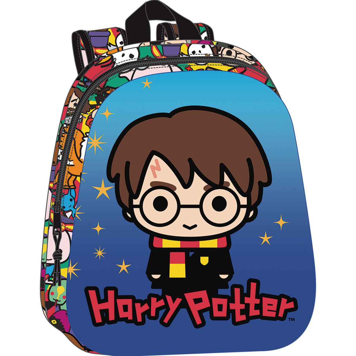 Ghiozdan Harry Potter Albastru Multicolor 27 x 33 x 10 cm - Birou și papetărie, Material școlar și educațional