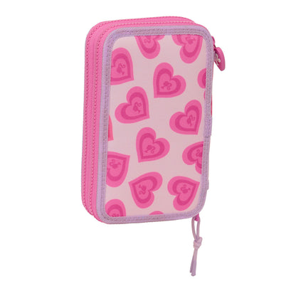 Creion dublu Barbie Love Roz 12.5 x 19.5 x 4 cm 28 Piese - Birou și papetărie, Material școlar și educațional