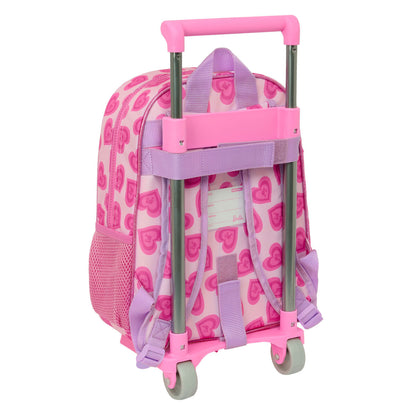 Ghiozdan cu Roți Barbie Love Roz 26 x 34 x 11 cm - Birou și papetărie, Material școlar și educațional