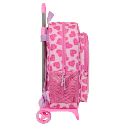 Ghiozdan cu Roți Barbie Love Roz 33 x 42 x 14 cm - Birou și papetărie, Material școlar și educațional