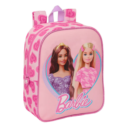 Rucsac pentru Copii Barbie Love Roz 22 x 27 x 10 cm - Birou și papetărie, Material școlar și educațional