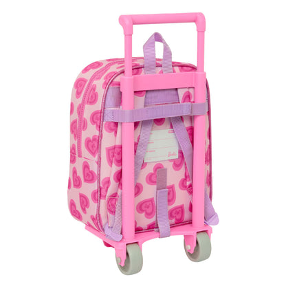 Ghiozdan cu Roți Barbie Love Roz 22 x 27 x 10 cm - Birou și papetărie, Material școlar și educațional