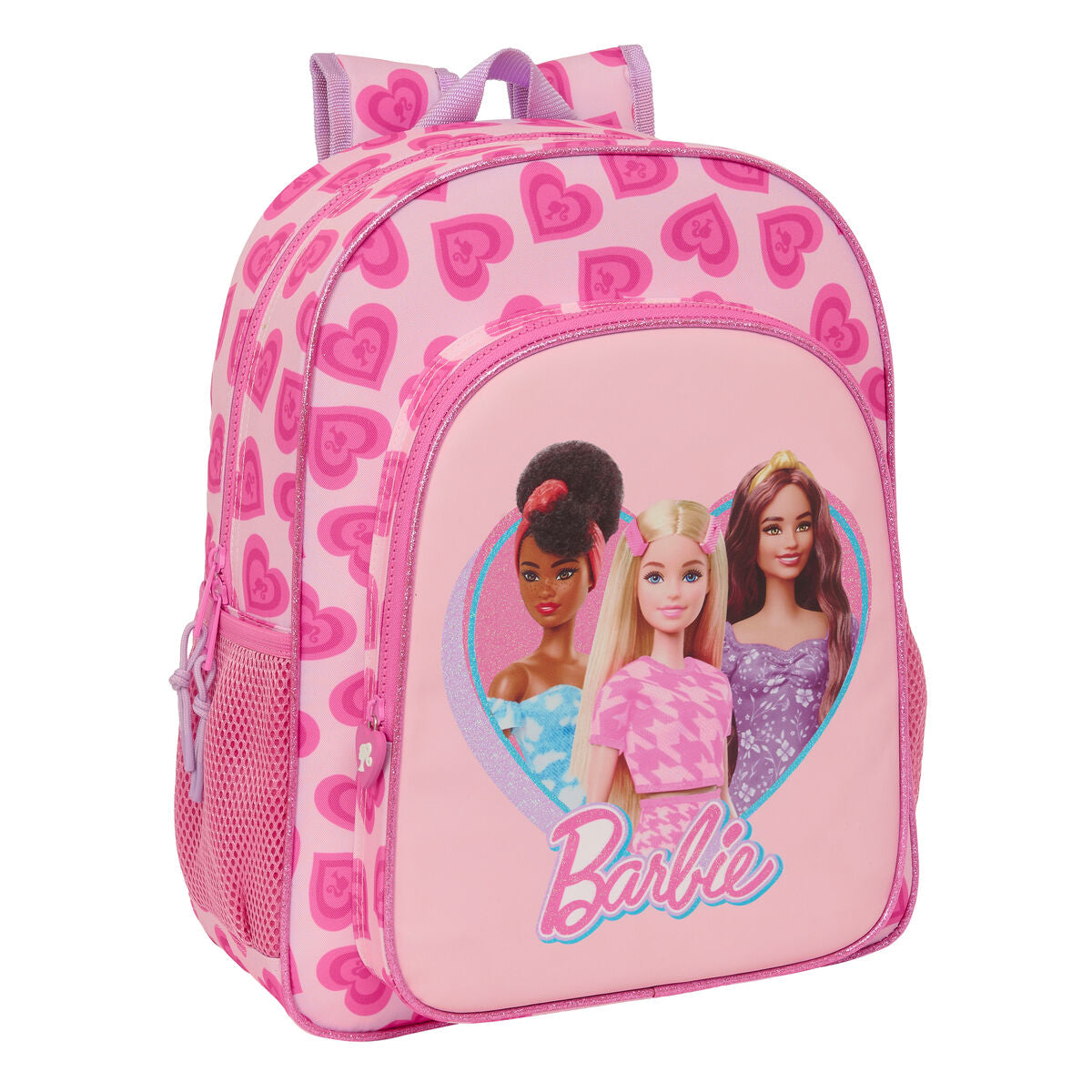 Ghiozdan Barbie Love Roz 32 X 38 X 12 cm - Birou și papetărie, Material școlar și educațional