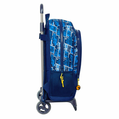 Ghiozdan cu Roți Hot Wheels Sonny Bleumarin 32 x 42 x 14 cm - Birou și papetărie, Material școlar și educațional