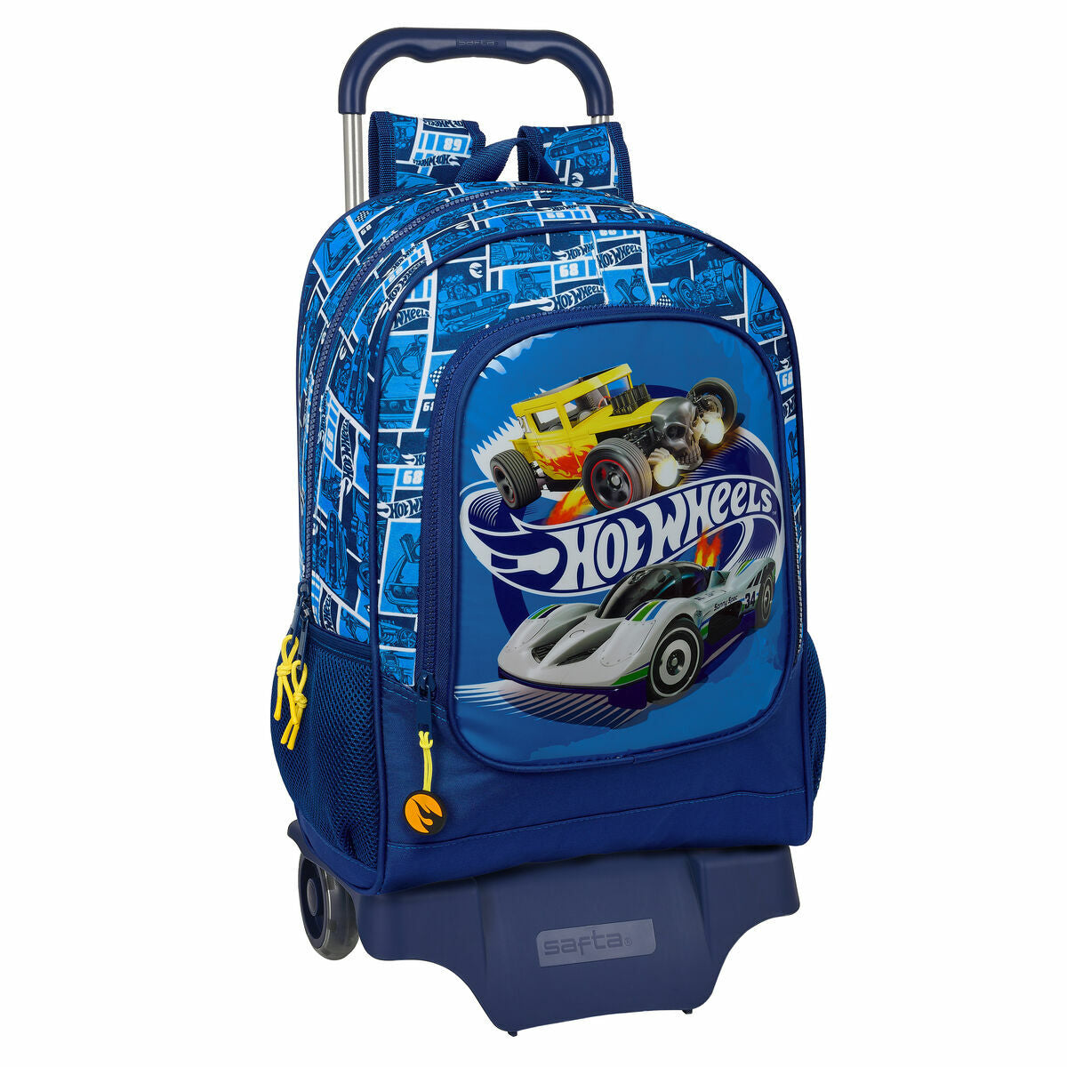 Ghiozdan cu Roți Hot Wheels Sonny Bleumarin 32 x 42 x 14 cm - Birou și papetărie, Material școlar și educațional