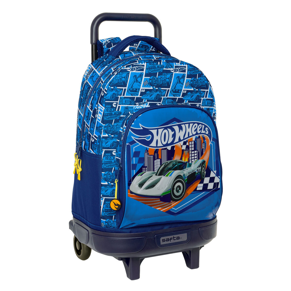Ghiozdan cu Roți Hot Wheels Sonny Bleumarin 33 x 45 x 22 cm - Birou și papetărie, Material școlar și educațional
