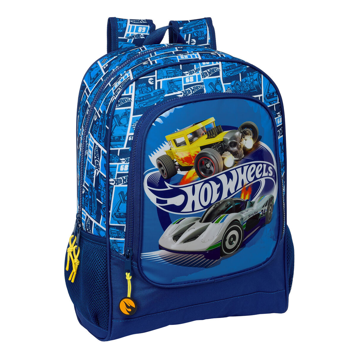 Ghiozdan Hot Wheels Sonny Bleumarin 32 x 42 x 14 cm - Birou și papetărie, Material școlar și educațional