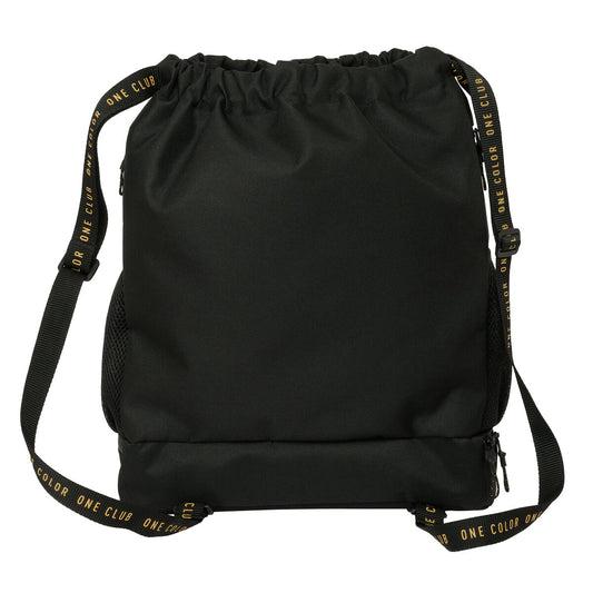 Geantă rucsac pentru copii Real Madrid C.F. Negru 35 x 40 x 1 cm - Birou și papetărie, Material școlar și educațional